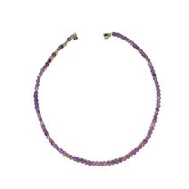 Colar de Ametista com Mini Esferas em Tons de Roxo Vibrante Colar de Ametista com Mini Esferas em Tons de Roxo Vibrante