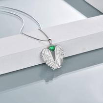 Colar de Asas de Anjo 925 Sterling Silver Guardian Angel Win