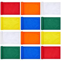 Colar de bandeira de golfe sólido de nylon 420D 20x15cm para jardim