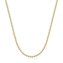 Colar de Bolinhas Folheado a Ouro 18k