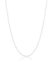 Colar De Bolinhas Prata