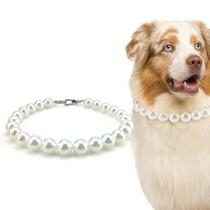 Colar de cachorro KUDES Chunky Pearl para cães de médio porte