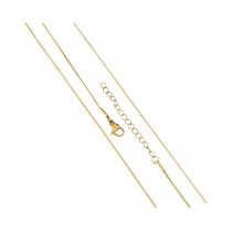 Colar De Cadeia De Aço Inoxidável Para Mulheres Com 5 Peças, 45cm Com Fecho Lagosta Para Fazer Joias