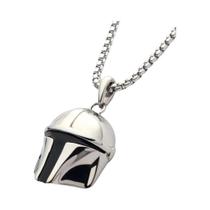 Colar De Capacete Mandaloriano Star Wars: Acessório De Moda Para Presente De Feriado Colar De Capacete Mandaloriano Star Wars: Acessório De Moda Para Presente De Feriado