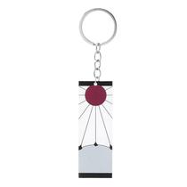 Colar de chaveiro acrílico Demon Slayer Tanjiro Sun Symbol