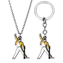 Colar de chaveiro Queen Freddie Mercury Iconic Pose Colar de chaveiro Queen Freddie Mercury Iconic Pose