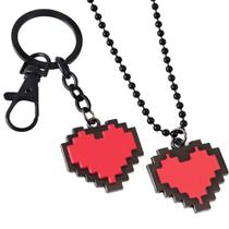 Colar de chaveiro Undertale Red Heart Soul Pendant Colar de chaveiro Undertale Red Heart Soul Pendant