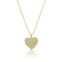 Colar de Coração Feminino Gargantilha com Pingente Dourado Colar de Coração Feminino Gargantilha com Pingente Dourado