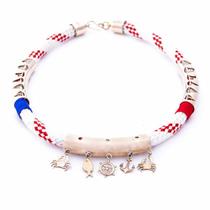 Colar De Corda Feminino Anemoss Colar De Corda Feminino Anemoss