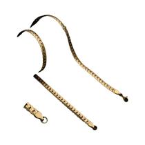 Colar De Corrente Cobra Plana Em Aço Inoxidável Com Relevo Dourado E Prateado 3 4 5 6 7mm Estilo