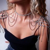 Colar de Corrente com Borla - Acessório Sexy para Verão, Casamento, Cosplay e Biquínis Colar de Corrente com Borla - Acessório Sexy para Verão, Casamento, Cosplay e Biquínis