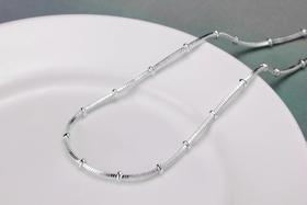 Colar De Corrente De Cobra Em Prata Esterlina 925 Para Mulheres E Homens, 45-60cm, Joias De Moda