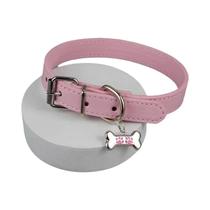 Colar De Corrente De Couro Preto Para Mulheres, Joias Retro Hip Hop Rock