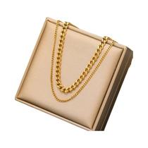 Colar De Corrente Grossa Dourada Para Mulheres E Meninas EILIECK Joia Punk Em Aço Inoxidável 316L