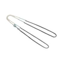 Colar De Corrente Lateral Unissex Em Prata Esterlina 925 De 2MM, 40-75cm, Joia Para Presente De Colar De Corrente Lateral Unissex Em Prata Esterlina 925 De 2MM, 40-75cm, Joia Para Presente De