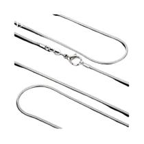 Colar De Corrente Serpente Em Prata Esterlina 2MM 16-30 Polegadas 1/5/10 Peças/Lote Para Mulheres E Colar De Corrente Serpente Em Prata Esterlina 2MM 16-30 Polegadas 1/5/10 Peças/Lote Para Mulheres E