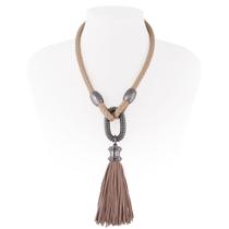 Colar de Couro Boho Chic