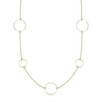 Colar de Elos Folheado a ouro 18k
