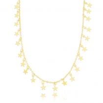 Colar de estrelinhas lisas. Colar de estrelinhas lisas.
