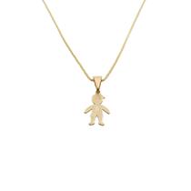 Colar de Filho Menino Liso Semi Joia Banhado Ouro 18k