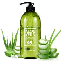 Colar de gel de aloe vera 98% para alívio de queimaduras solares 1000mL Colar de gel de aloe vera 98% para alívio de queimaduras solares 1000mL