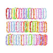 Colar De Guirlanda De Flores Havaianas 10 20 50pcs Decoração Tropical Para Casamento Festa De