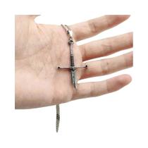 Colar De Joias Masculinas Catuni Espada Quebrada Senhor Do Filme Pingente Presente Para Fãs