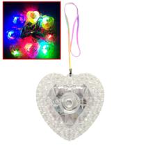 Colar De LED Pisca Coração Para Festas Casamento Formatura Balada XM21150CO