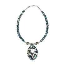 Colar De Marchetaria E Abalone - Selene Colar De Marchetaria E Abalone - Selene