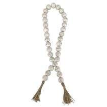 Colar de Mesa com Franjas Branco 75cm - Decorafast Plus