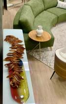 Colar de mesa decorativo de Mogno