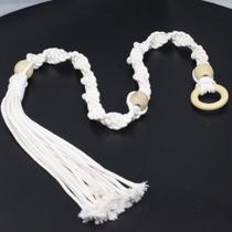 Colar de Mesa Decorativo Macrame Decoração de Sala e Quarto