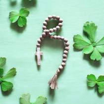 Colar de mesa madeira maciça, 80 cm