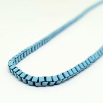 Colar de Metal Elos Azul Suggestione