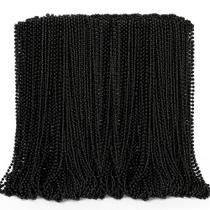 Colar de miçangas EOBOH Black Mardi Gras 144 unidades de plástico de 33 cm Colar de miçangas EOBOH Black Mardi Gras 144 unidades de plástico de 33 cm