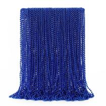 Colar de miçangas EOBOH Blue 50 unidades para o carnaval de Natal Colar de miçangas EOBOH Blue 50 unidades para o carnaval de Natal