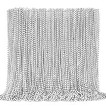 Colar de miçangas EOBOH Silver Christmas Mardi Gras 144 unidades