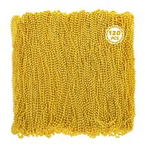 Colar de miçangas Huskein Gold Mardi Gras 120 unidades de plástico de 84 cm Colar de miçangas Huskein Gold Mardi Gras 120 unidades de plástico de 84 cm