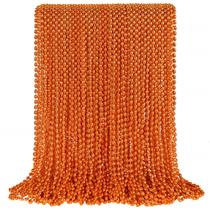 Colar de miçangas SHAOQINLIN Orange Mardi Gras 100 unidades para festa