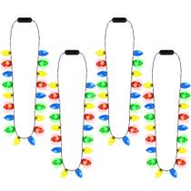 Colar de Natal EOBOH com Iluminação - 3 Modos de Luz (4 Unidades)