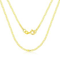Colar de Ouro Cordão Piastrine 45cm Ouro 18k Maciça Colar de Ouro Cordão Piastrine 45cm Ouro 18k Maciça