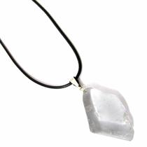 Colar de Pedra Rolada e Cristal - Cristal Colar de Pedra Rolada e Cristal - Cristal