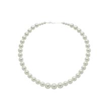 Colar De Perola Feminino 40cm Fecho Ajustável De Prata 925 Colar De Perola Feminino 40cm Fecho Ajustável De Prata 925