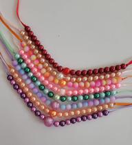 Colar de perola para pet banho e tosa 10 und