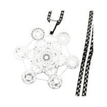 Colar De Pingente De Aço Inoxidável 7 Chakras, Geometria Sagrada, Selo De Anjo, Símbolo De Metatrôn,