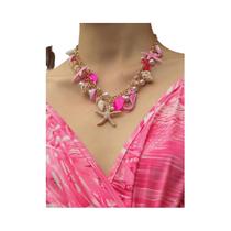 Colar De Pingente De Concha De Pérola Boêmia Com Estrela Do Mar E Cavalo-Marinho Para Mulheres, Colar De Pingente De Concha De Pérola Boêmia Com Estrela Do Mar E Cavalo-Marinho Para Mulheres,