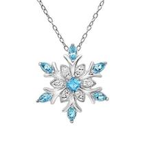 Colar De Pingente De Zircônia Cristal Floco De Neve Quadrado Para Moda De Inverno E Joias De Natal Colar De Pingente De Zircônia Cristal Floco De Neve Quadrado Para Moda De Inverno E Joias De Natal