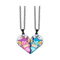 Colar De Pingente Pokémon Com Eevee, Leafeon, Vaporeon, Flareon, Espeon, Sylveon, Jolteon, Glaceon E