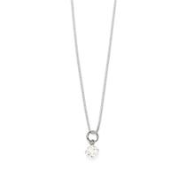 Colar de prata 925 feminino veneziana zircônia rommanel 45 cm 830045 Colar de prata 925 feminino veneziana zircônia rommanel 45 cm 830045