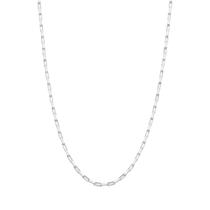 Colar de prata 925 fina unissex rommanel veneziana 50 cm 830063 Colar de prata 925 fina unissex rommanel veneziana 50 cm 830063